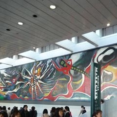 渋谷駅　岡本太郎の壁画